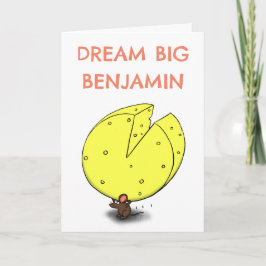 Niedliche, lustige, inspirierende Mauskarte Karte