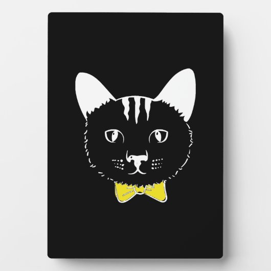 Niedliche lustige Katze Fotoplatte (Vorderseite)