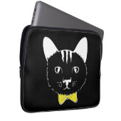 Niedliche lustige Katze Laptopschutzhülle (Vorne Rechts)