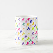 Niedliche, lustige Katzen-Muster Kaffeetasse (Mittel)