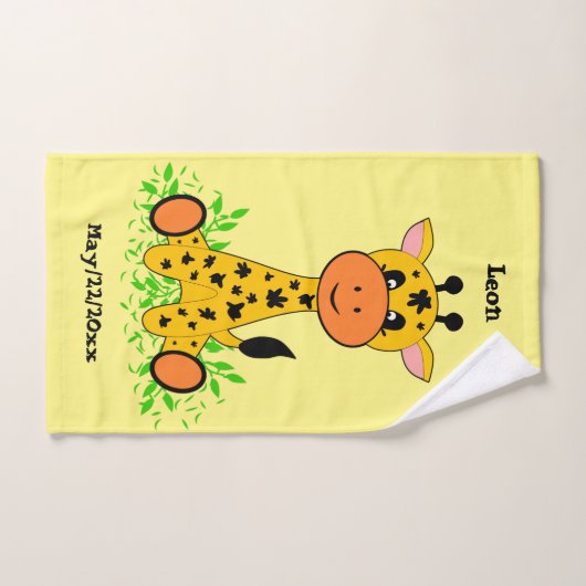 Niedliche lustige Kindergiraffe, Handtuch (Handtuch)
