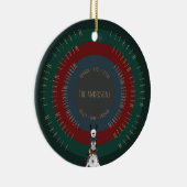 Niedliche, lustige, lustige Wintertierbilder Keramik Ornament (Rechts)