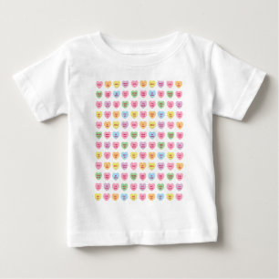 Niedliche, lustige, mädchenhafte Konversation Baby T-shirt