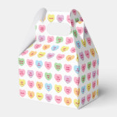 Niedliche, lustige, mädchenhafte Konversation Geschenkschachtel (Rückseite)