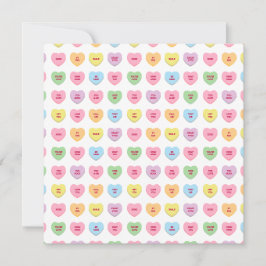 Niedliche, lustige, mädchenhafte Konversation Mitteilungskarte