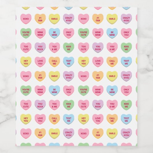 Niedliche, lustige, mädchenhafte Konversation Weinetikett (Einzelnes Label)