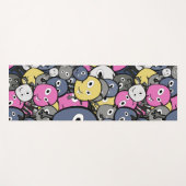 niedliche lustige Monster Yogamatte (Vorderseite (Horizontal))