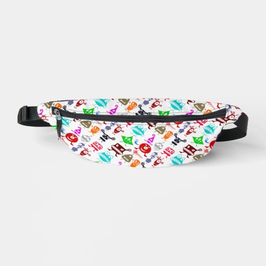 Niedliche, lustige Monstermuster Bauchtasche (Vorderseite)