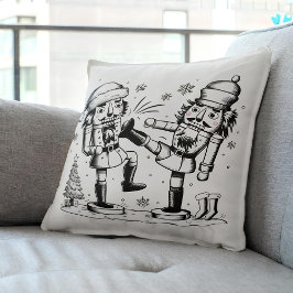 Niedliche lustige Nussknacker Weihnachtsdecore Kissen