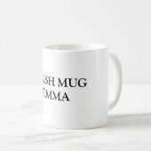 Niedliche lustige personalisierte Kaffeekocher Tas Kaffeetasse (VorderseiteRechts)