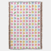 Niedliche, lustige, persönliche Konversationsmuste Decke (Vorderseite Vertikal)