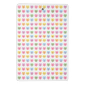 Niedliche, lustige, persönliche Konversationsmuste Mini Klemmbrett (Rückseite)