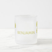 Niedliche, lustige Trauben-Cartoon-Illustration Mattglastasse (Mittel)