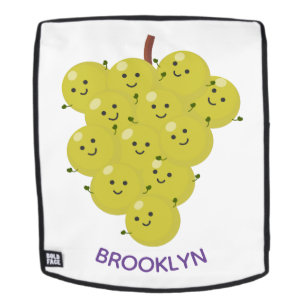 Niedliche, lustige Trauben-Cartoon-Illustration Rucksack