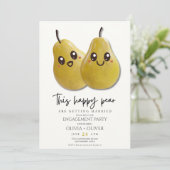 Niedliche lustige Verabredung Einladung (Stehend Vorderseite)