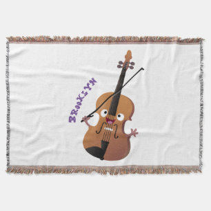 Niedliche lustige Violinmusikfigur Decke