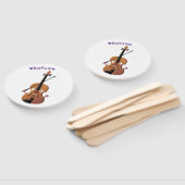 Niedliche lustige Violinmusikfigur Fächer (Non-assembled)