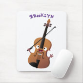 Niedliche lustige Violinmusikfigur Mousepad (Mit Mouse)