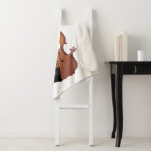 Niedliche lustige Violinmusikfigur Sherpadecke (Beispiel)