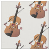 Niedliche lustige Violinmusikfigur Stoff (Nahaufnahme)