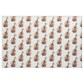 Niedliche lustige Violinmusikfigur Stoff (Fat Quarter (45,7 x 55,9 cm))