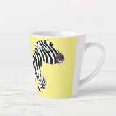 Niedliche lustige Zebra-Cartoon-Illustration Milchtasse (Rechts)