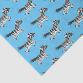 Niedliche lustige Zebra-Cartoon-Illustration Seidenpapier (Ausschnitt)