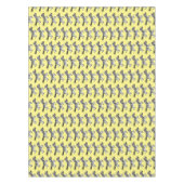 Niedliche lustige Zebra-Cartoon-Illustration Tischdecke (Vorderseite)