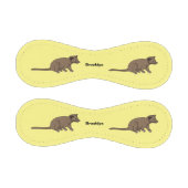 Niedliche Luwak Civet Cartoon Abbildung Baseball (Paneele)