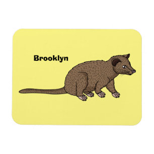 Niedliche Luwak Civet Cartoon Abbildung Magnet