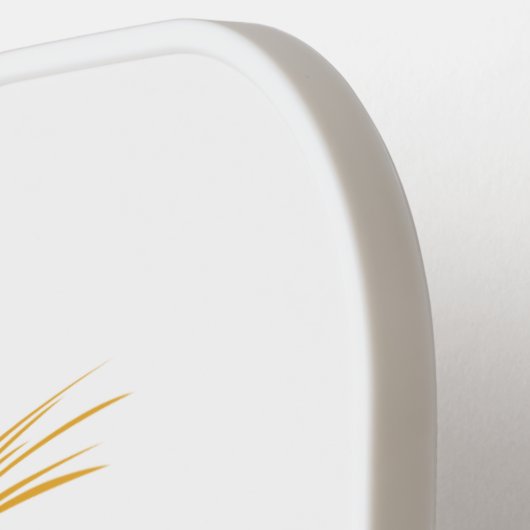 Niedliche Macaroni-Pinguin-Cartoon-Abbildung Pickleball Schläger (Linke Seite)