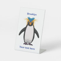 Niedliche Macaroni-Pinguin-Cartoon-Abbildung