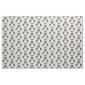 Niedliche Macaroni-Pinguin-Cartoon-Abbildung Stoff (Fat Quarter (45,7 x 55,9 cm))