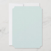 Niedliche Macarons Muster Geburtstag Einladung (Rückseite)