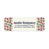 Niedliche Macarons-Muster mit Polka-Punkten (Vorne)