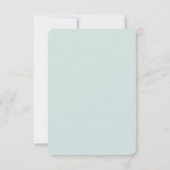 Niedliche Macarons-Muster mit Polka-Punkten RSVP Karte (Rückseite)