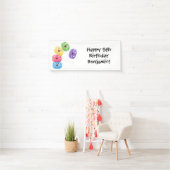 Niedliche Macaros Cartoon Illustration Banner (Insitu)