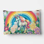 Niedliche Mädchen fügen Fantasievogel ein Zubehörtasche (Rückseite)