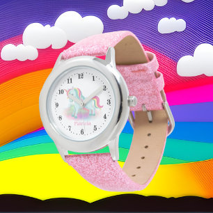 niedliche Mädchen geben Namen unicorage Fantasy W Armbanduhr