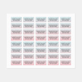 Niedliche Mädchen Meerjungfrau Kinder Name Telefon Etiketten (Blatt)