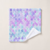 NIEDLICHE MÄDCHEN-MEERJUNGFRAU STUFT MUSTER, DAS BADHANDTUCH SET (Waschlappen)