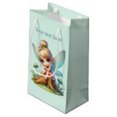Niedliche Mädchen Party Fee anpassbar Kleine Geschenktüte (Rückseite Schrägansicht)