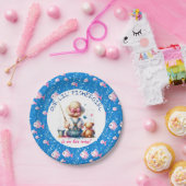 Niedliche Mädchendusche Pappteller (Party)