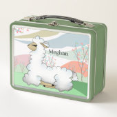 niedliche Mädchenfreunde geben Namen Metall Brotdose (Vorderseite)