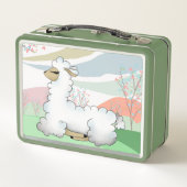 niedliche Mädchenfreunde geben Namen Metall Brotdose (Rückseite)