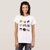 niedliche Mädchenideen T-Shirt (Vorne ganz)
