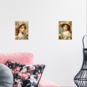 "Niedliche Mädchenkunst" Bilderwand Sets (Wohnzimmer)