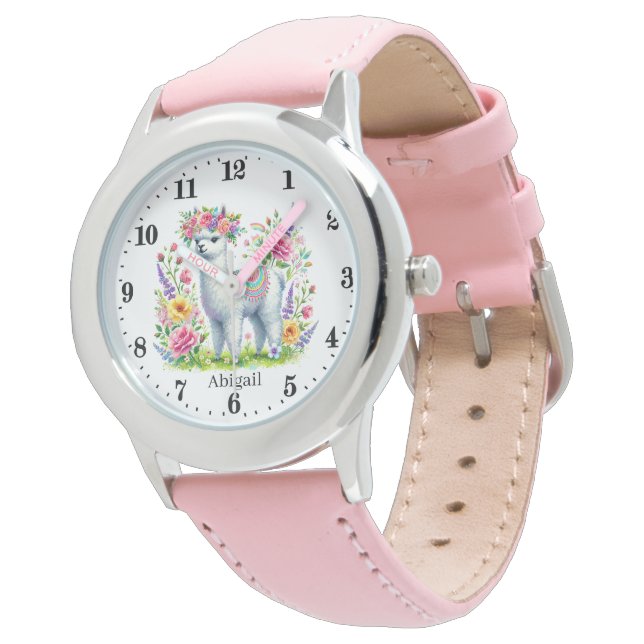 Niedliche Mädchenliebhaber Armbanduhr (Schrägansicht)