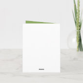 Niedliche Mädchenmärchenfreunde Karte (Rückseite)