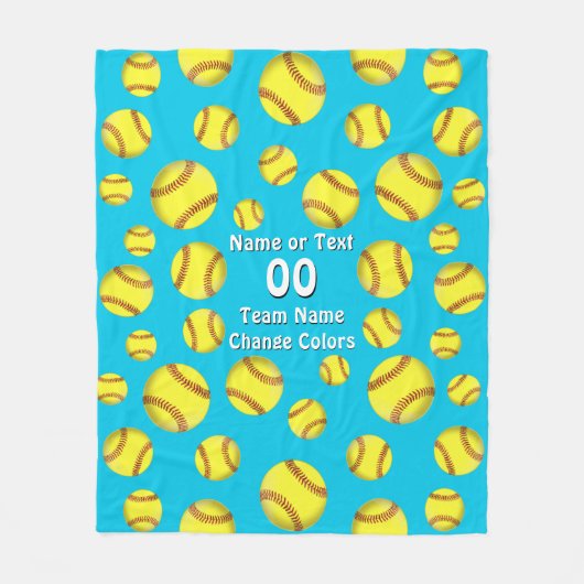 Niedliche Mädchenpersonalisierte Fleecedecke (Vorderseite)